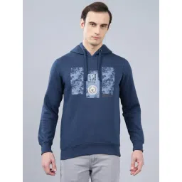 Cantabil Blue Cotton Polyblend Regular Fit Print Sweatshirt-picture-41