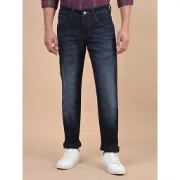 Cantabil Blue Regular Fit Solid Jeans-picture-36