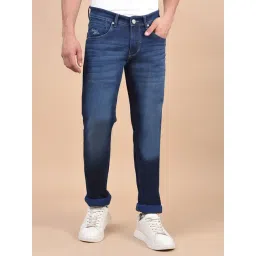Cantabil Blue Regular Fit Solid Jeans-picture-36