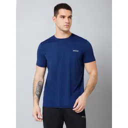 Cantabil Blue Regular Fit Sports T-Shirt-picture-29