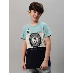 Cantabil Boys Typography Printed Applique T-shirt-picture-13