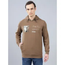 Cantabil Brown Polyester Regular Fit Print Sweatshirt-picture-12