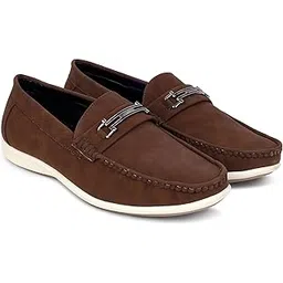 cantabil Casual Loafers Shoes for Men l Lightweight & Comfortable with Cushioned Insole PU Upper TPR Sole Slip On on Closure (P_MFTW00058A)-picture-20