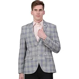 cantabil Checkered Full Sleeves Notch Lapel Formal Blazer for Men | Formal Blazer for Men | Men Blazer for Formal (P_MBZF00159)-picture-44