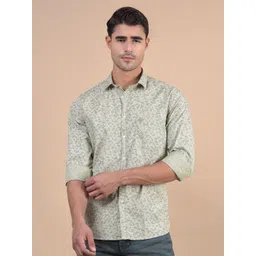 Cantabil Geometric Printed Long Sleeves Cotton Shirt-picture-30
