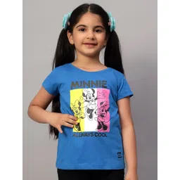 Cantabil Girls Minnie Mouse Printed T-shirt-picture-12