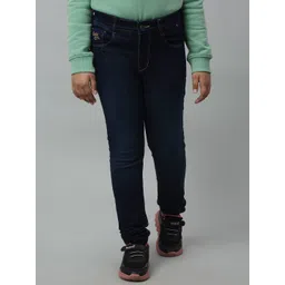 Cantabil Girls Slim Fit Clean Look Cotton Jeans-picture-36