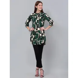 Cantabil Green Printed Tunic-picture-36