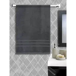 Cantabil Grey Cotton Bath Towels-picture-41