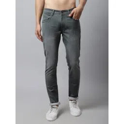 Cantabil Grey Cotton Regular Fit Jeans-picture-48