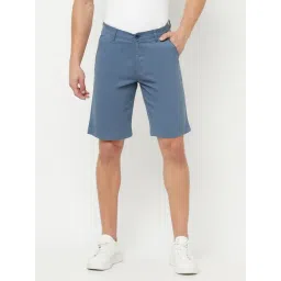 Cantabil Grey Cotton Regular Fit Shorts-picture-29