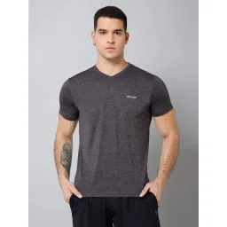 Cantabil Grey Melange Regular Fit Sports T-Shirt-picture-17