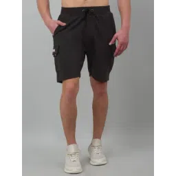 Cantabil Grey Regular Fit Sports Shorts-image-49