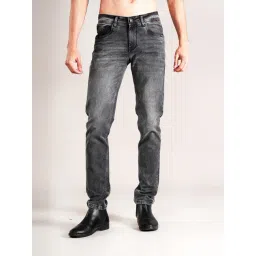 Cantabil Hillium Black Regular Fit Jeans-picture-29
