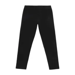 Cantabil Kids Black Cotton Regular Fit Leggings-picture-16