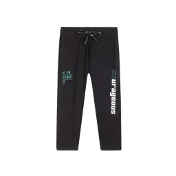 Cantabil Kids Black Printed Trackpants-picture-14