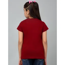 Cantabil Kids Maroon Printed T-Shirt image 2