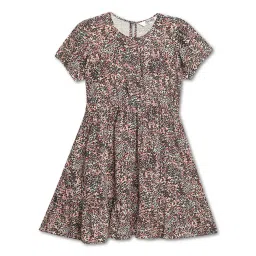 Cantabil Kids Multicolor Printed Dress-picture-20