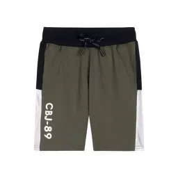 Cantabil Kids Olive Solid Bermudas-picture-10