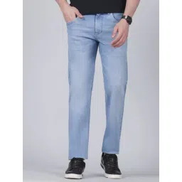 Cantabil Light Blue Regular Fit Jeans-picture-27