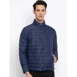Cantabil Men Blue Padded Jacket-picture-11