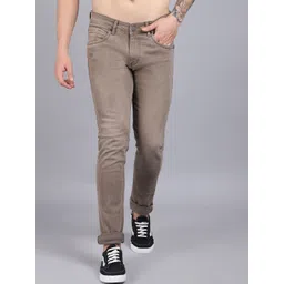Cantabil Men Brown Stretchable Jeans-picture-29