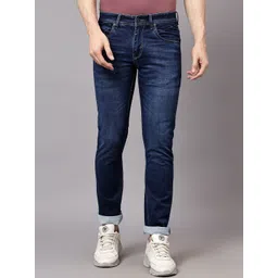 Cantabil Men Clean Look Light Fade Stretchable Jeans-picture-27