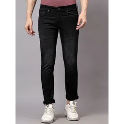 Cantabil Men Clean Look Light Fade Stretchable Jeans-picture-22