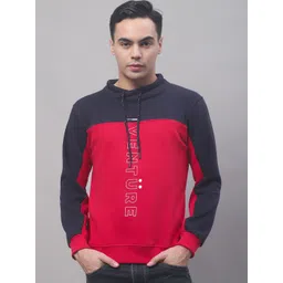 Cantabil Men Colourblocked Fleece Sweatshirt-picture-30