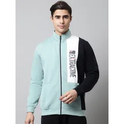 Cantabil Men Colourblocked Fleece Sweatshirt-picture-39