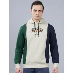 Cantabil Men Colourblocked Hooded Sweatshirt-picture-17