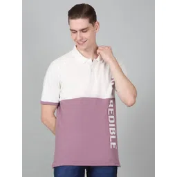 Cantabil Men Colourblocked Polo Collar Cotton T-shirt-picture-38