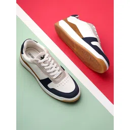 Cantabil Men Colourblocked PU Sneakers-picture-43