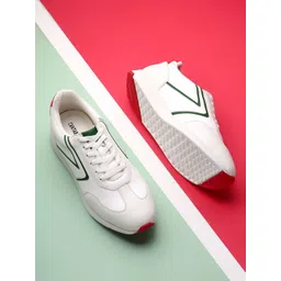 Cantabil Men Colourblocked PU Sneakers-picture-12