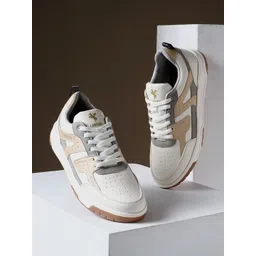 Cantabil Men Colourblocked PU Sneakers-picture-29