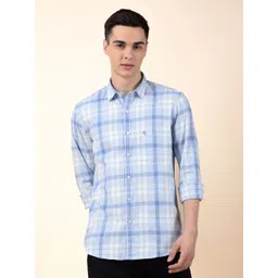 Cantabil Men Comfort Checked Casual Shirt-picture-41