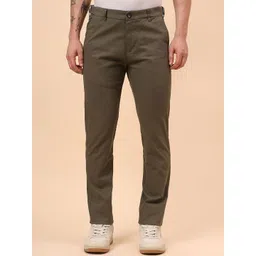 Cantabil Men Comfort Mid-Rise Regular Fit Trouser-image-9