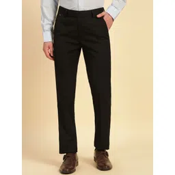 Cantabil Men Comfort Mid-Rise Regular Fit Trousers-image-11