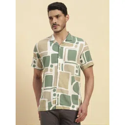 Cantabil Men Comfort Printed Casual Shirt-picture-42