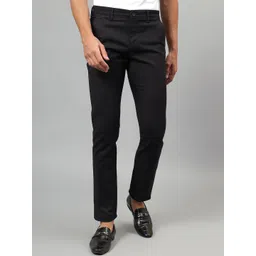 Cantabil Men Cotton Mid-Rise Regular Fit Trousers-picture-13