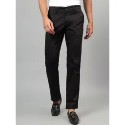Cantabil Men Cotton Mid-Rise Regular Fit Trousers-picture-18