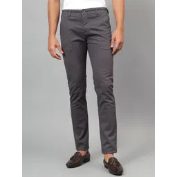 Cantabil Men Cotton Mid-Rise Regular Trousers-picture-10