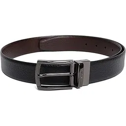 cantabil Men Formal Black/Brown Reversible Leather Belt-picture-33