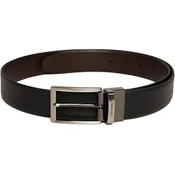 cantabil Men Formal Black/Brown Reversible Leather Belt-picture-13