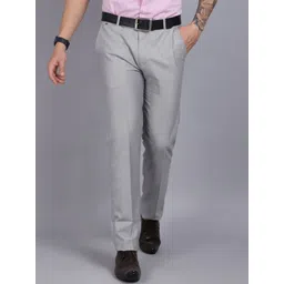 Cantabil Men Grey Formal Cotton Trouser-picture-39