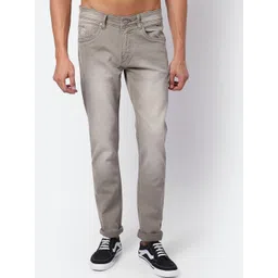 Cantabil Men Heavy Fade Stretchable Cotton Jeans-picture-25