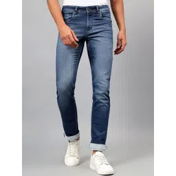 Cantabil Men Jean Heavy Fade Stretchable Jeans-picture-20
