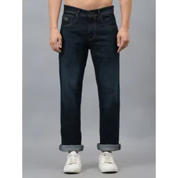 Cantabil Men Jean Straight Fit Light Fade Jeans-picture-24