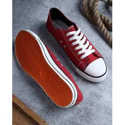 cantabil Men Lace-Up Shoes with Canvas Upper-picture-14