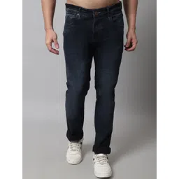 Cantabil Men Light Fade Regular Fit Cotton Jeans-picture-11